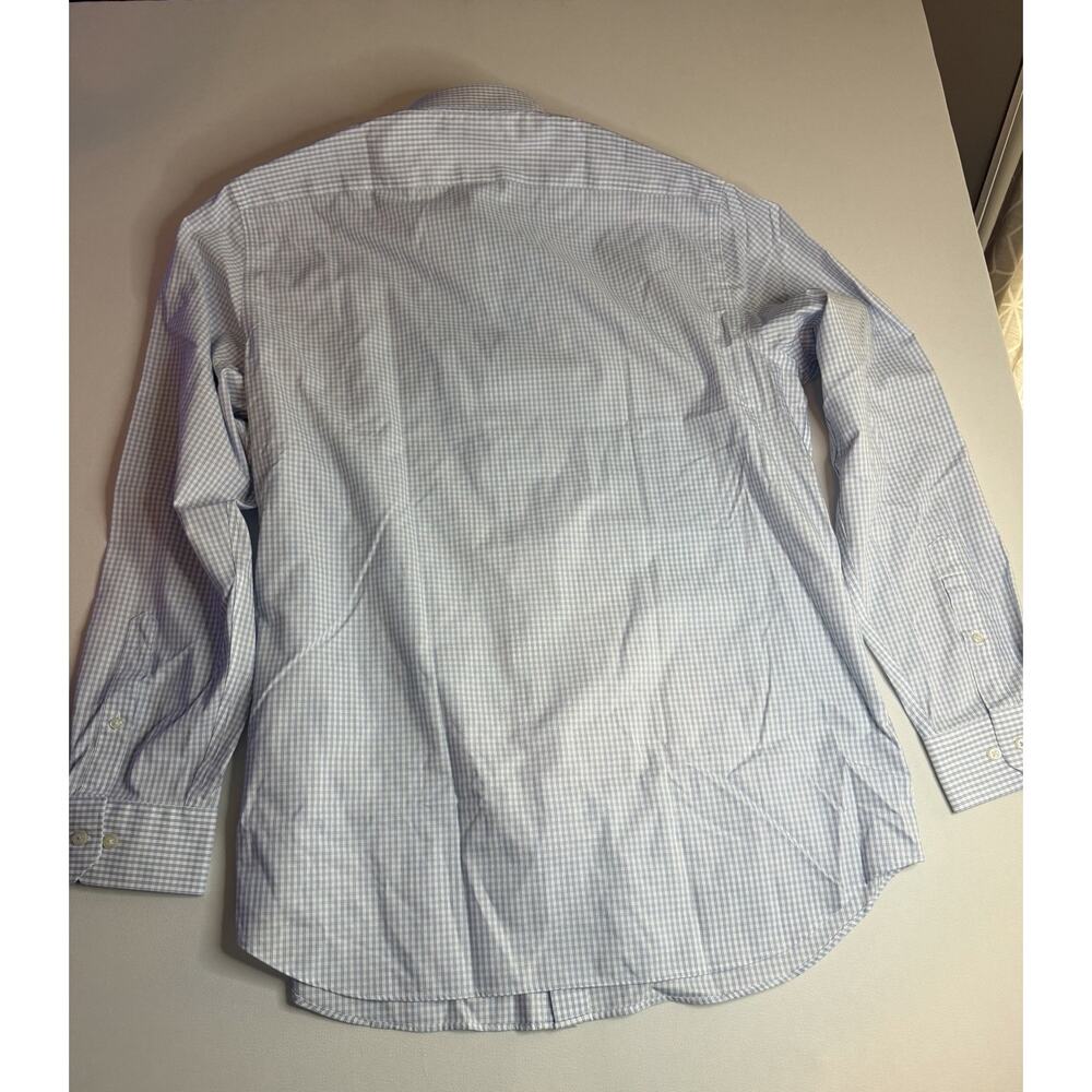 NWT Banana Republic Slim Fit Button Down Shirt Men’s XL Blue Gingham Cotton - Picture 5 of 5